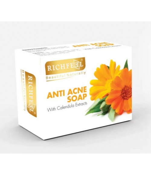 Richfeel Anti Acne Soap with Calendula Extracts(75 g)